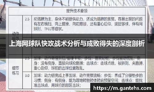 上海网球队快攻战术分析与成败得失的深度剖析