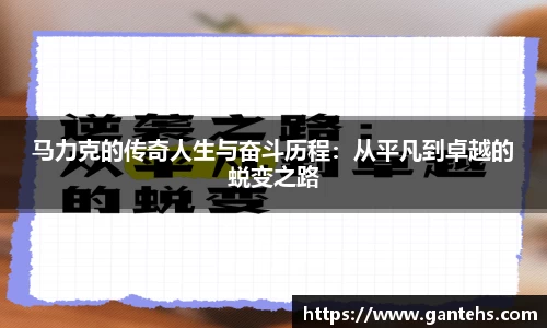 马力克的传奇人生与奋斗历程：从平凡到卓越的蜕变之路